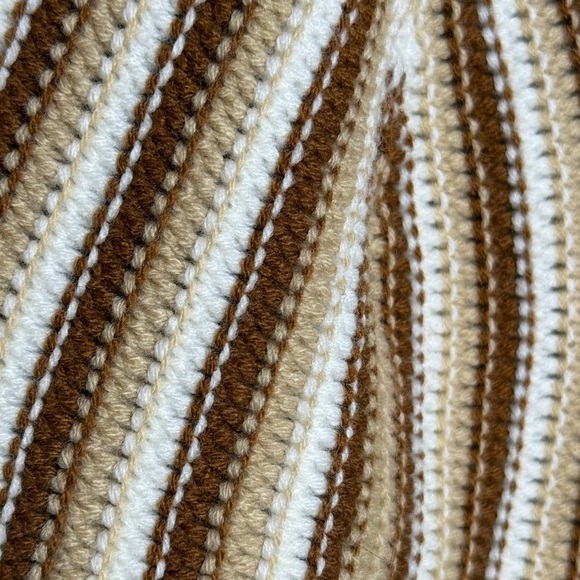 NWT Rue21 womens crochet top Size M stripe tie boho beach summer vacation tie - Picture 5 of 7